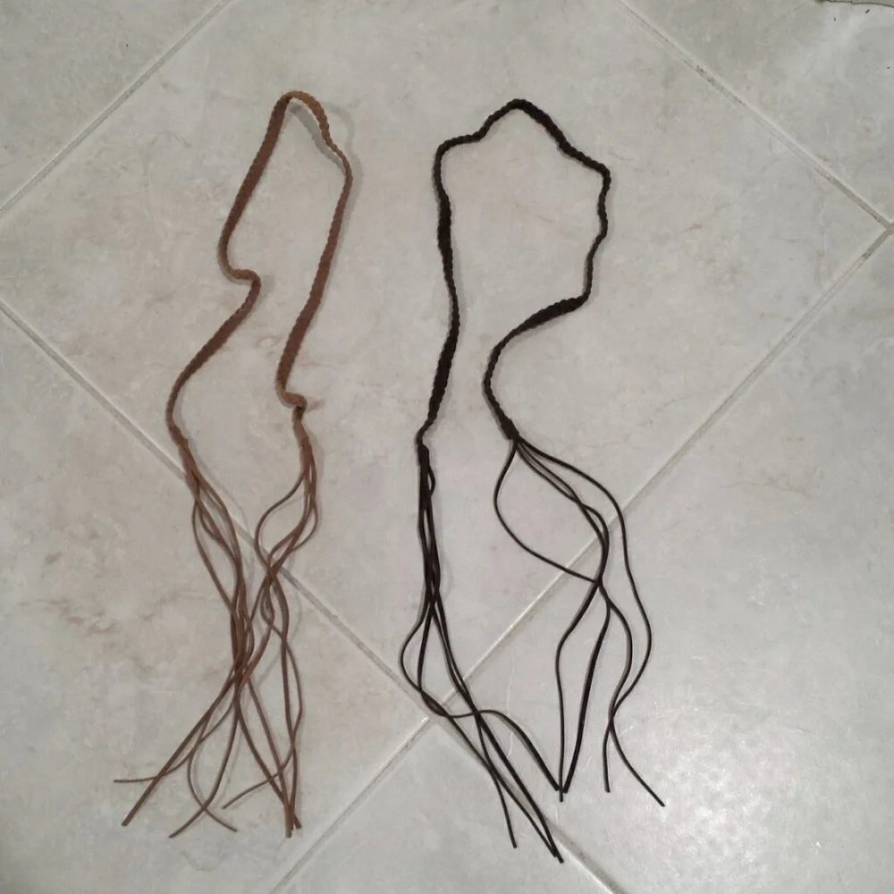 2 Tie Adjustable Fringe Kid's Belts
